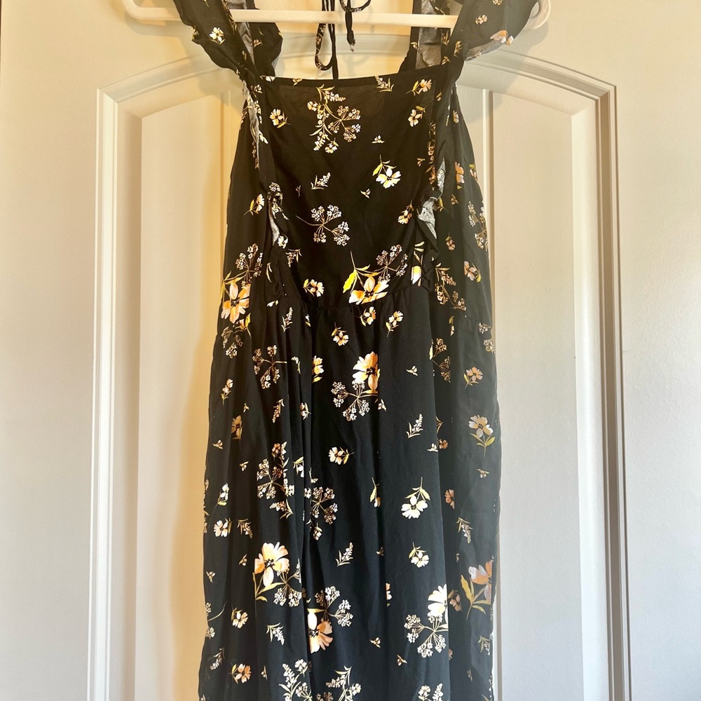 Wild Fable Black Floral Dress